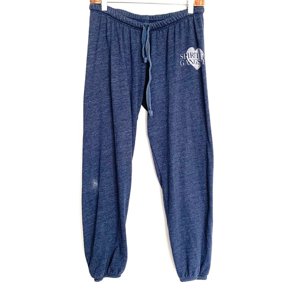 Spiritual Gangster Heather Blue Heart Sweatpants